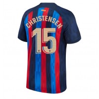 Fotbalové Dres Barcelona Andreas Christensen #15 Domácí 2022-23 Krátký Rukáv